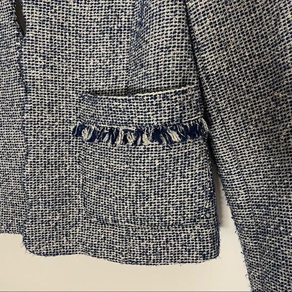 🤍Banana Republic🤍 Tweed Scalloped Open Front Blazer - Picture 10 of 12